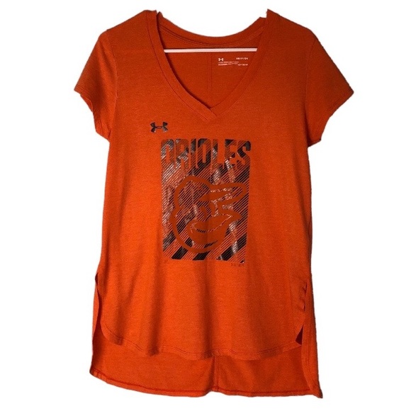 Under Armour Baltimore Orioles Heat Gear Streak Tee T-shirt Loose Fit S - Picture 2 of 9